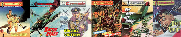 Commando Comic Values Calculator Page Banner