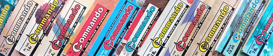 Commando Comic Titles Display